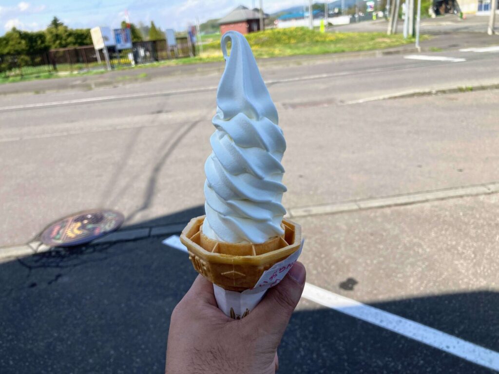 長沼あいチュらんどのソフトクリーム