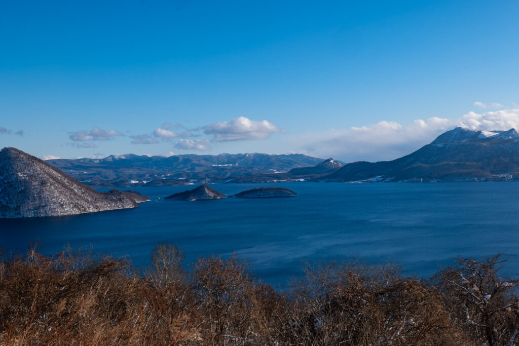 洞爺湖の様子